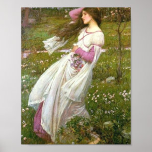 Windblumen John William Waterhouse Poster