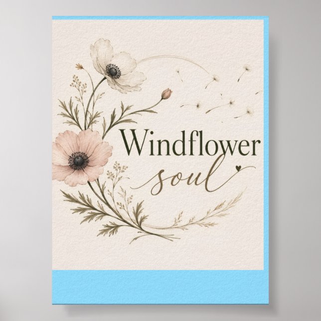 Windblütige Seele Poster (Vorne)