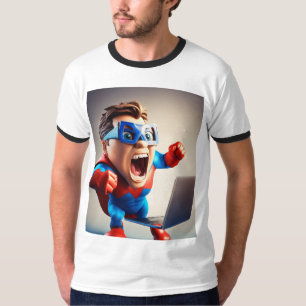 Winde des Powers: Sammlung von Superhero-T - Shirt