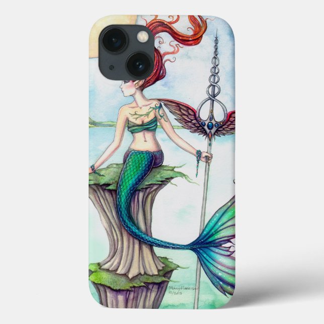 Winde von Irland Mermaid Fantasy Art Case-Mate iPhone Hülle (Rückseite)