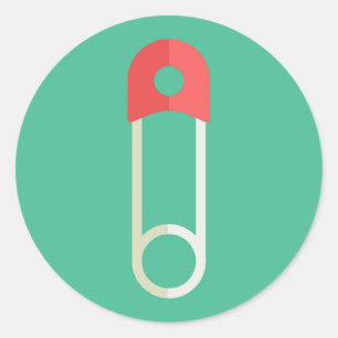 Windel-Button Runder Aufkleber