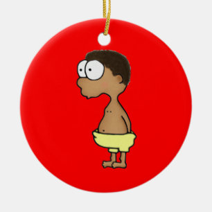 Windel-Junge Keramik Ornament