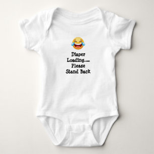Windel Laden… Bitte Zurücktreten Baby Strampler