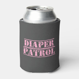 Windel-Patrouille kann cooler (Rosa) Dosenkühler