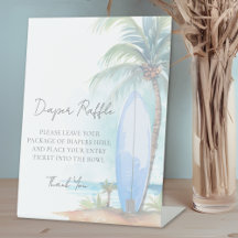 Windel-Raffel Baby an Bord Strand-Baby-Party