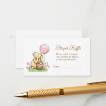 Windel-Raffel Klassisches Pooh-Baby-Tauf-Spiele Ne