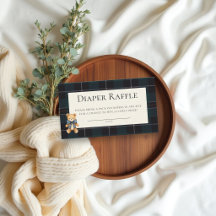 Windel-Raffel Vintage-Karobär-Jungen-Baby-Party