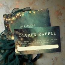 Windel-Raffle Enchanted Forest Laterne Baby Shower