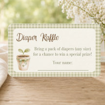 Windel-Raffle Little Sprout Baby Shower