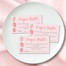Windel-Raffle Strawberry-Baby-Party