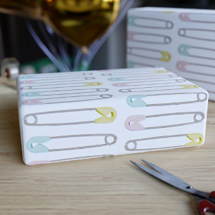Windel Sicherheitsnadeln Babyparty Geschenkpapier