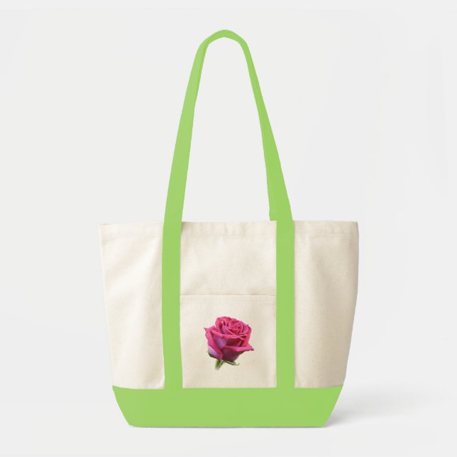 Windel-Taschen-Rosen-Entwurf Tragetasche (Vorne)