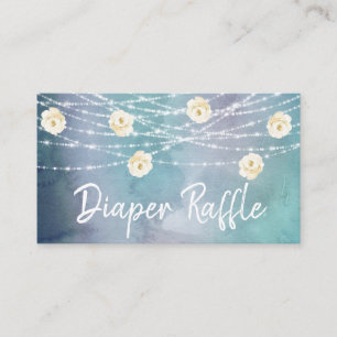 *~* Windeln Blume Lights Rose Kinderdusche Begleitkarte