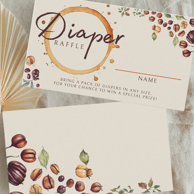 Windeln Kaffeebohnen Kinderduschkarte Begleitkarte (Von Creator hochgeladen)