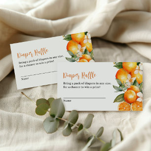 Windeln Kleine Süsse Orange Babydusche Begleitkarte