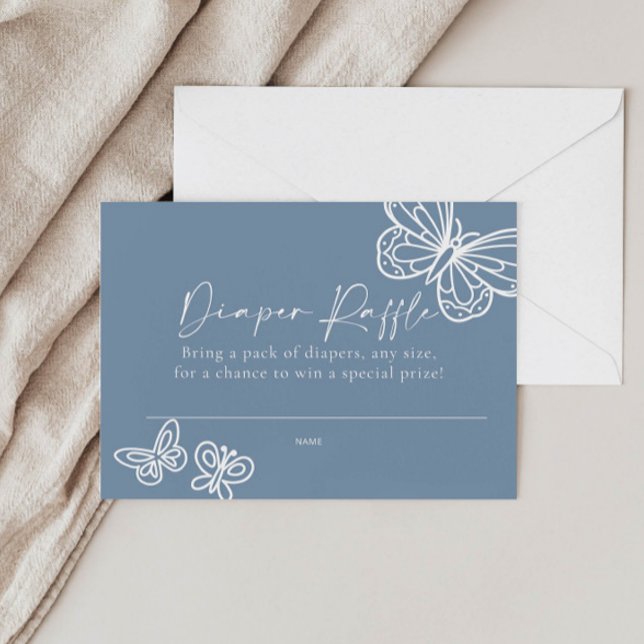 Windeln Raffle Baby Duschkarte Mitteilungskarte (Von Creator hochgeladen)