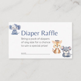 Windeln Raffle Baby Enclosure Card Begleitkarte