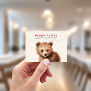 Windeln-Raffle-Blitz-Kinderdusche Begleitkarte