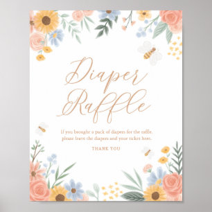 Windeln Raffle Schild Sweet wie Bier Baby Dusche