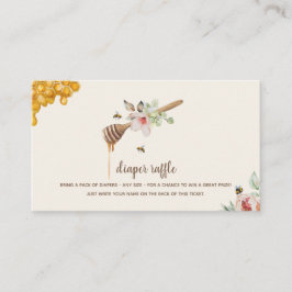 Windeln Raffle Sweet as Can beey Wand Baby Begleitkarte