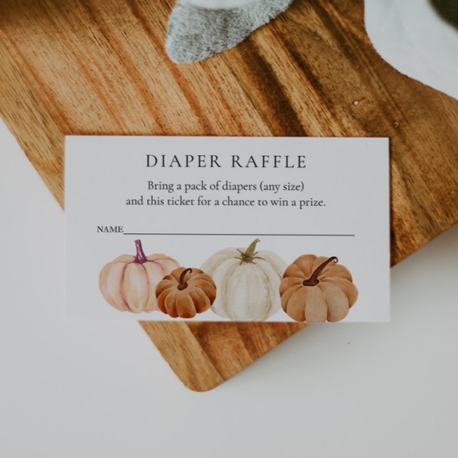 Windeln-Raffle-Ticket für Babydusche Begleitkarte (Von Creator hochgeladen)
