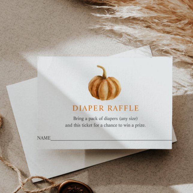 Windeln-Raffle-Ticket für Babydusche Begleitkarte (Von Creator hochgeladen)