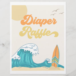 Windeln Surf Babydusche Zeichen | |Surf-Zeichen
