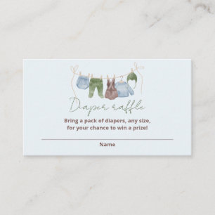 Windelraffinerie Boho Babykleidung Aquarell Begleitkarte