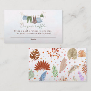 Windelraffinerie Boho Babykleidung Aquarell Begleitkarte