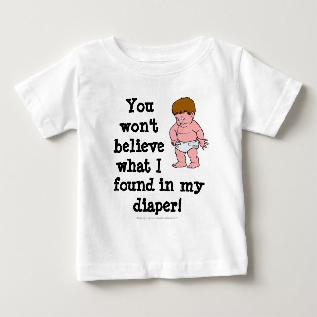 Windelüberraschung Baby T-shirt (Vorderseite)