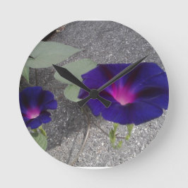 Winden-Blume Wand-Uhr Runde Wanduhr