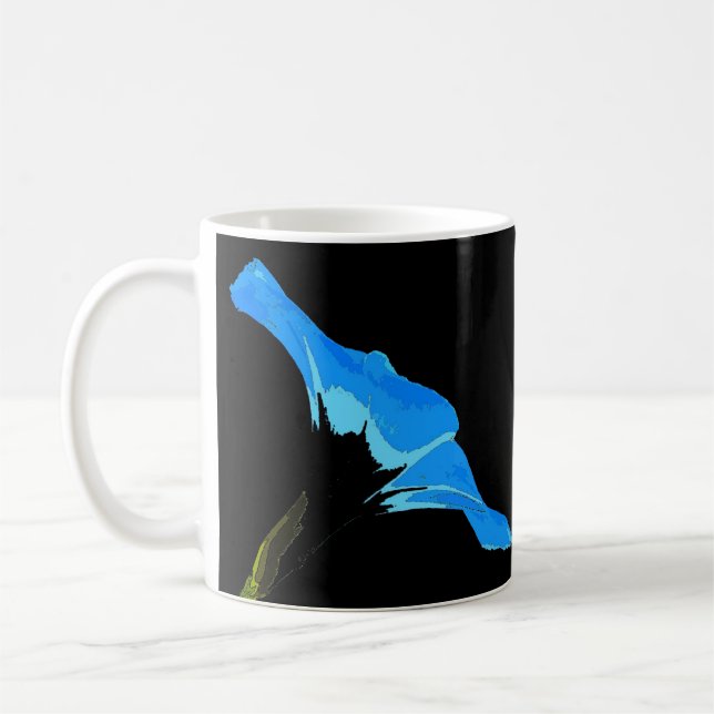 Winden-Blumen-Kunst Tasse (Links)