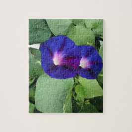 Winden-Blumen-zackiges Foto-Puzzlespiel Puzzle