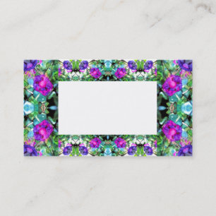 Winden-blumige Visitenkarte