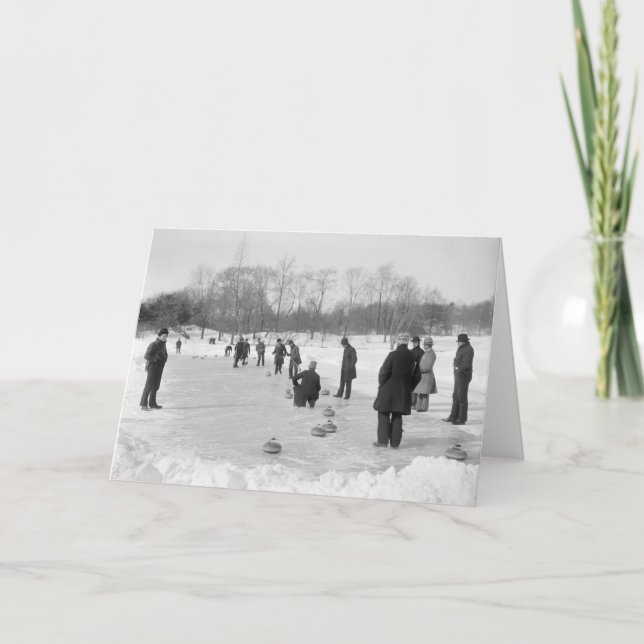 Winden im Central Park, 1906 Karte (Vorderseite)