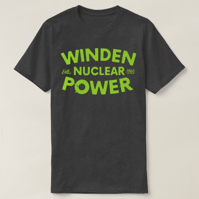 Winden Nuklear Power Pflanze T-Shirt (Design vorne)