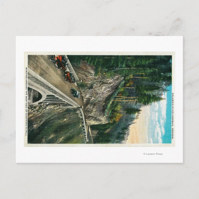 Winden um das Westende von Shepperds Dell Postkarte (Vorderseite)