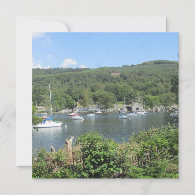 Windermere - Lake District Flat Greeting Card Karte (Vorderseite)