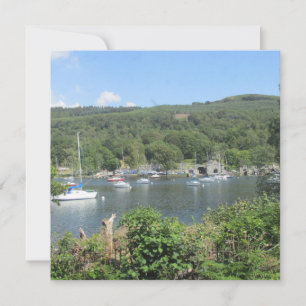 Windermere - Lake District Flat Greeting Card Karte
