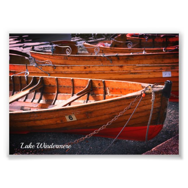 Windermere The Lake District Boote Fotodruck (Vorne)