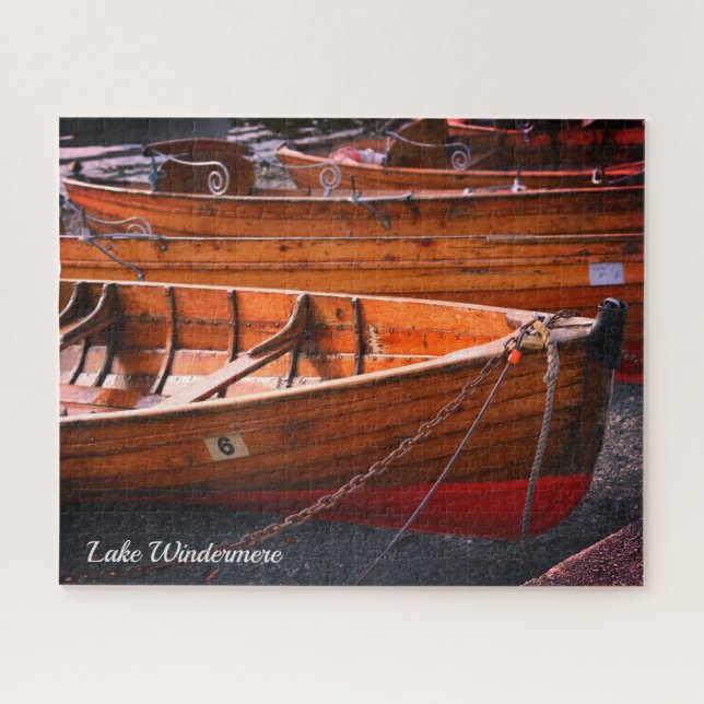 Windermere The Lake District Boote Puzzle (Horizontal)
