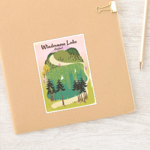 Windermere-Werbeplakat Aufkleber