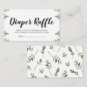 Windfarbe Grüne Babydusche Windelwanne Windelwanne Begleitkarte