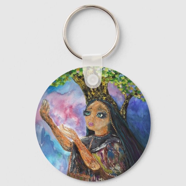 Windflüster Schlüsselanhänger (Vorderseite)