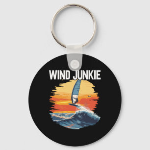 Windfoiling-Board Wind Junkie Wing Foil Surfen Schlüsselanhänger