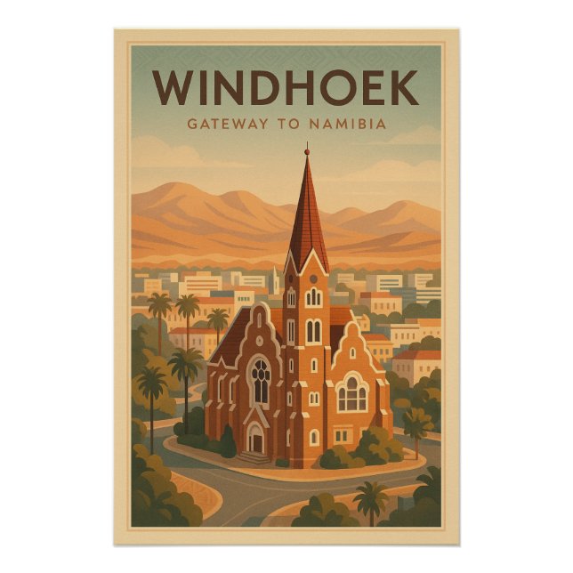 WINDHOEK – Tor zu Namibia Poster (Vorderseite)