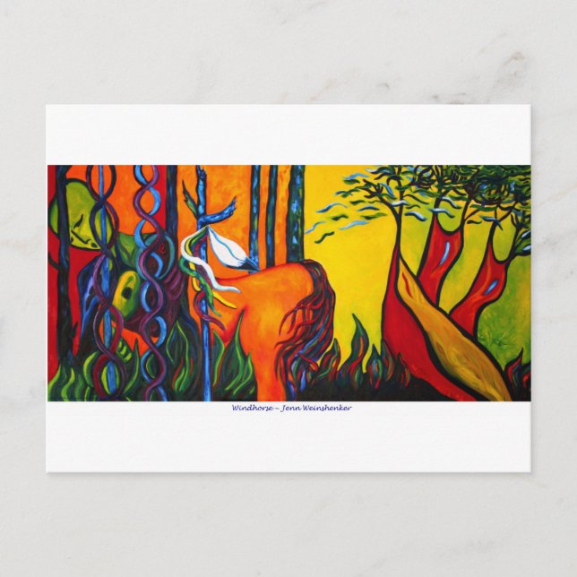 Windhorse POSTKARTE (Vorderseite)
