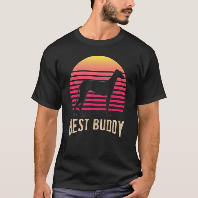 Windhound Retro 2 T-Shirt (Vorderseite)