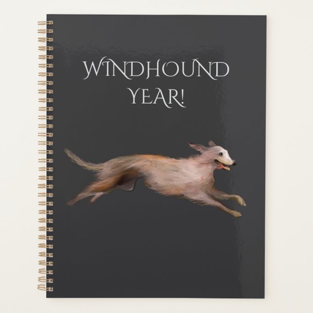 WINDHOUND-ZEICHNUNG PLANER (Vorderseite)