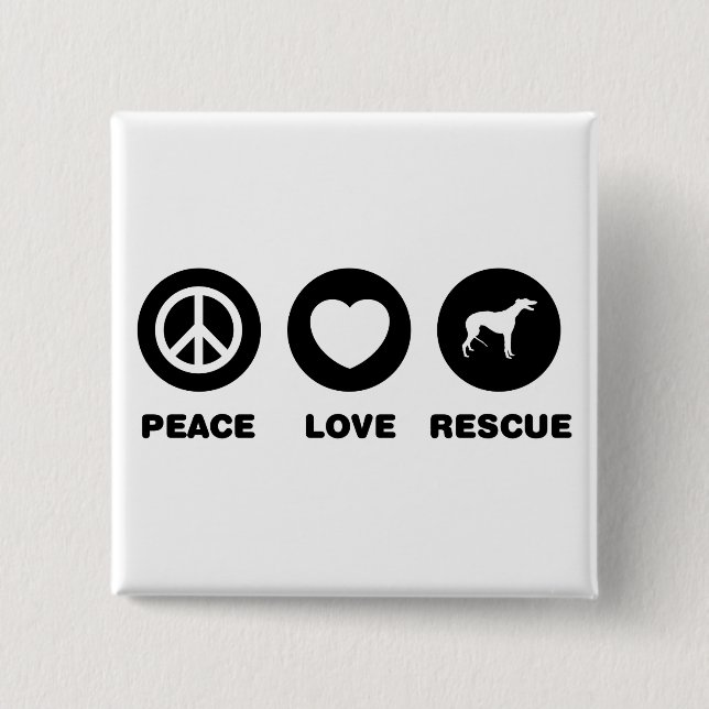 Windhund Button (Vorderseite)